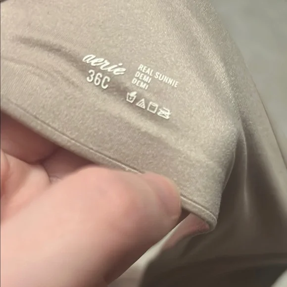 Lace Floral Underwire Bra - Brown - Picture 3 of 3